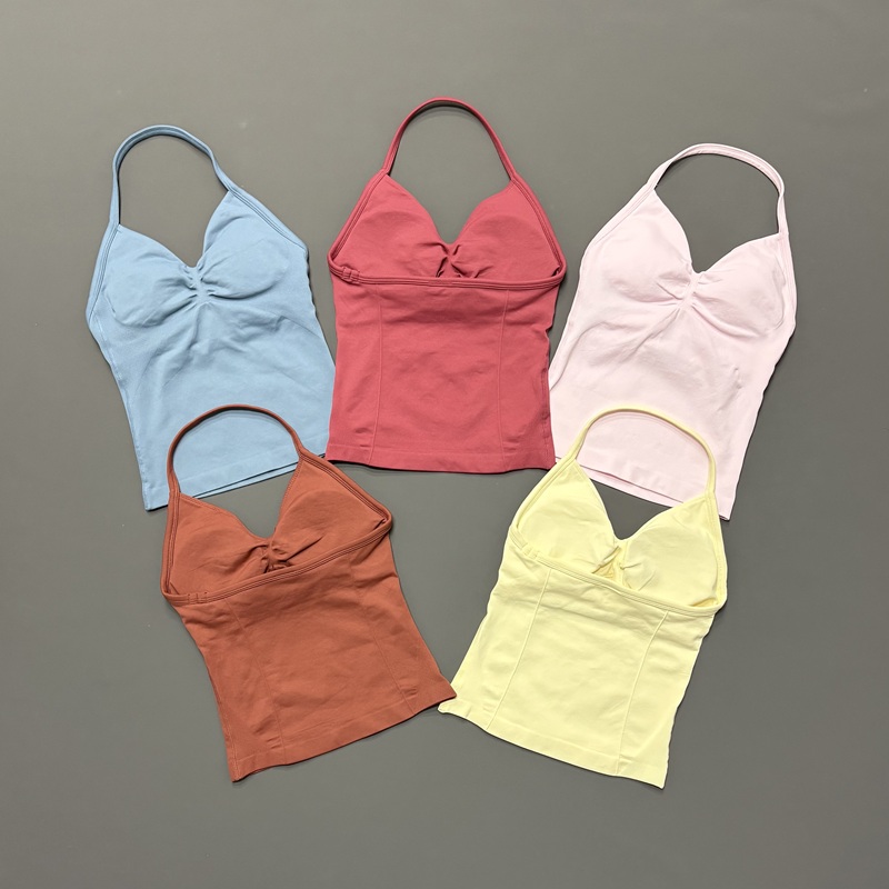 Yoga Fitness Tapis - Camiseta Deportiva sin Costuras para Mujer,
