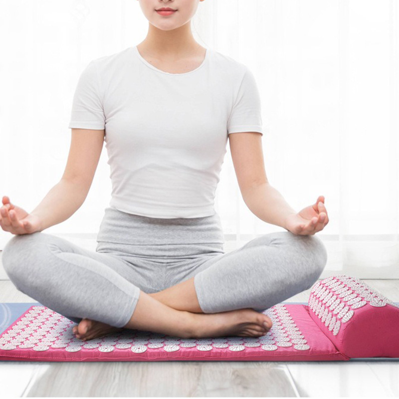 Yoga Fitness Tapis - Alfombrilla de Acupresión Shakti con Agujas,