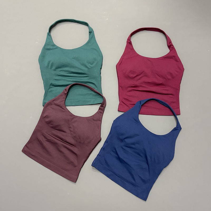 Yoga Fitness Tapis - Top Deportivo Halter para Mujer, Sin