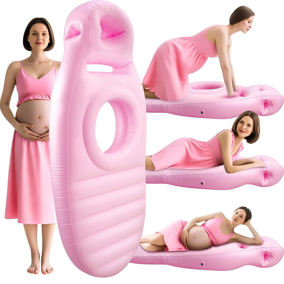 Yoga Fitness Tapis - Almohada inflable para embarazo, colchoneta de