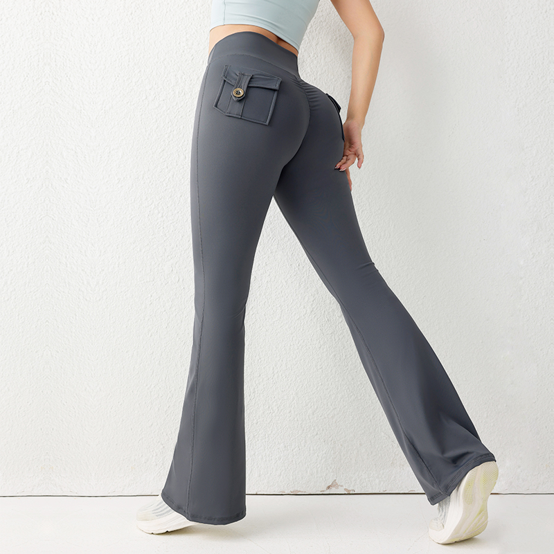 Leggings de yoga acampanados d - Yoga Fitness Pants reseña y precio