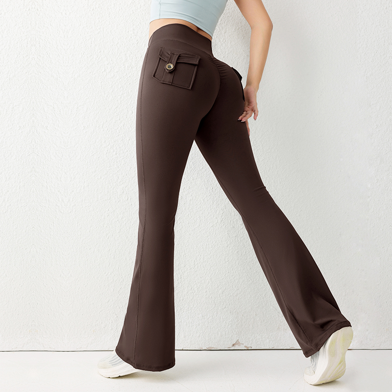 Leggings de yoga acampanados d - Yoga Fitness Pants reseña y precio