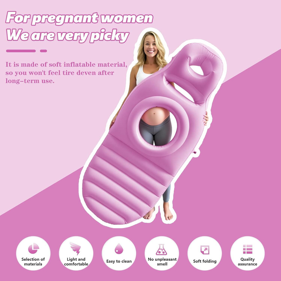 Almohada inflable para embaraz - Yoga Fitness Tapis reseña y precio
