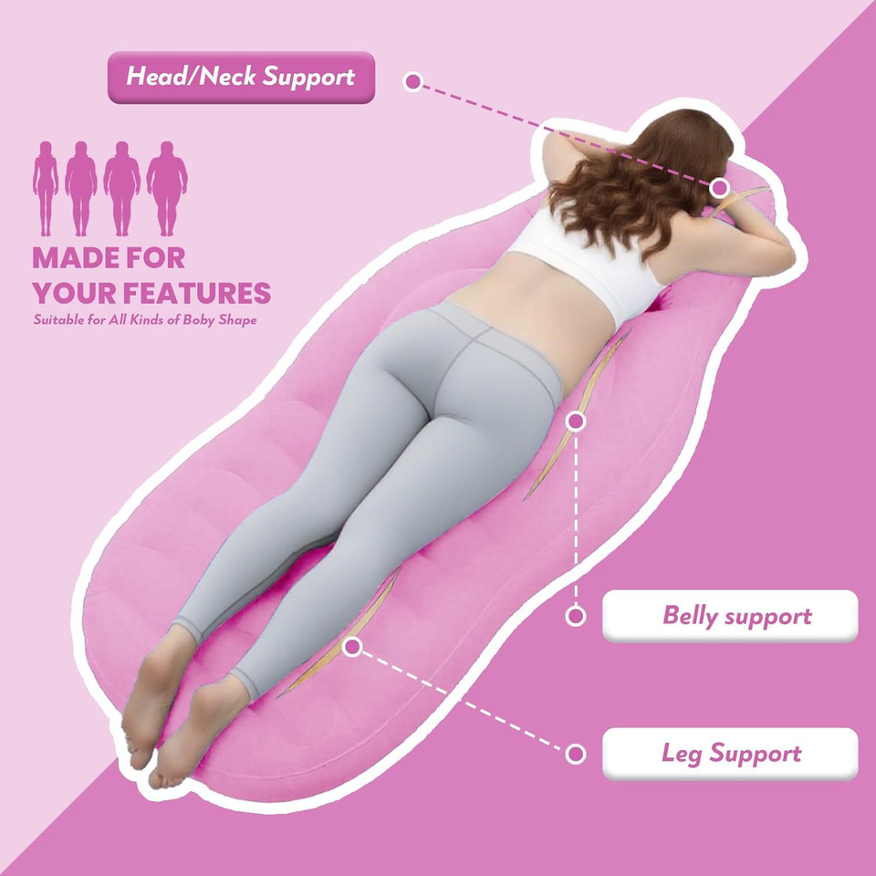 Almohada inflable para embaraz - Yoga Fitness Tapis reseña y precio
