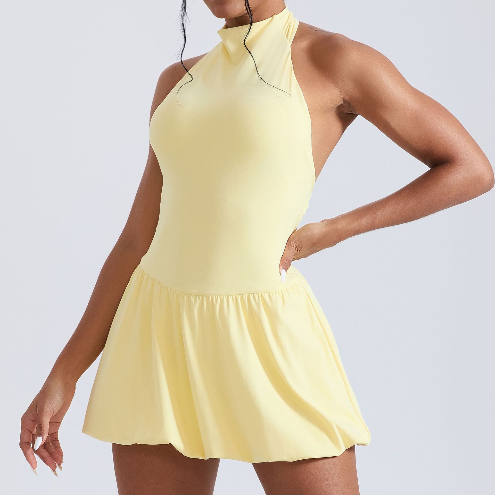 Ningyu-vestido de tenis de Gol - Yoga Fitness Group reseña y precio