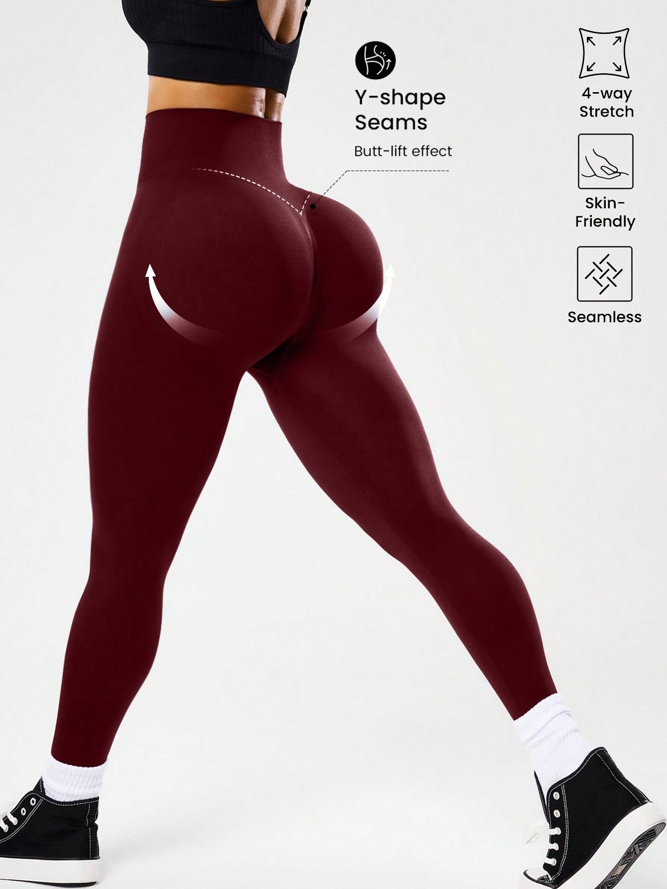 Leggings de yoga sin costuras  - Yoga Fitness Pants reseña y precio